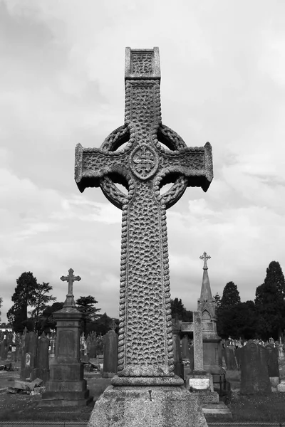 Celtic cross mezarlığı — Stok fotoğraf