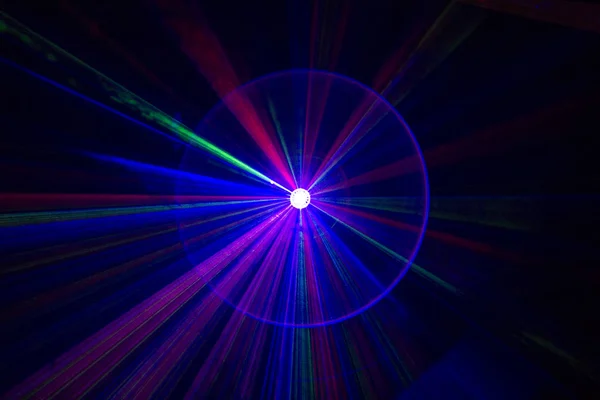 Promieni laserowych koło — Zdjęcie stockowe