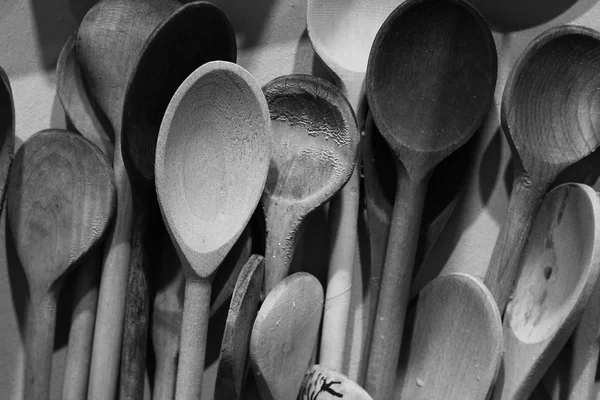 Wooden spoon for cooking — Stock Photo, Image