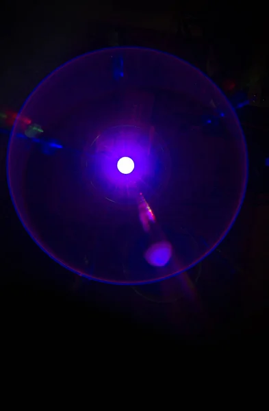 동그라미 퍼플 빛 — 스톡 사진