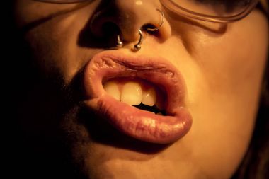 septum Piercing yüz