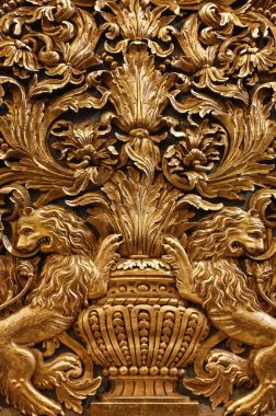 Altın Barok süsler