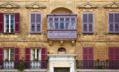 Malta yay pencere Mdina