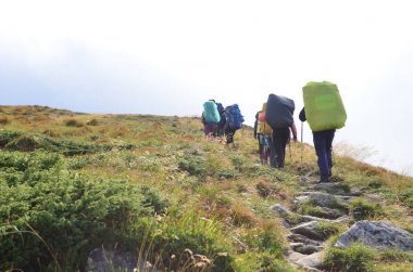 Kırım Dağları trekking yürüyüşçü