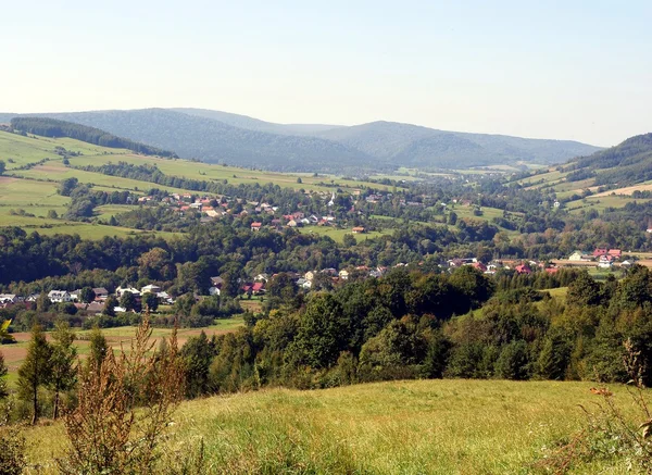 Panoramiczne krajobraz gór Karpat — Zdjęcie stockowe