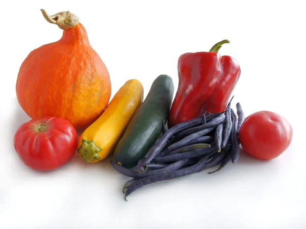 Verduras multicolores para cocinar comidas — Foto de Stock