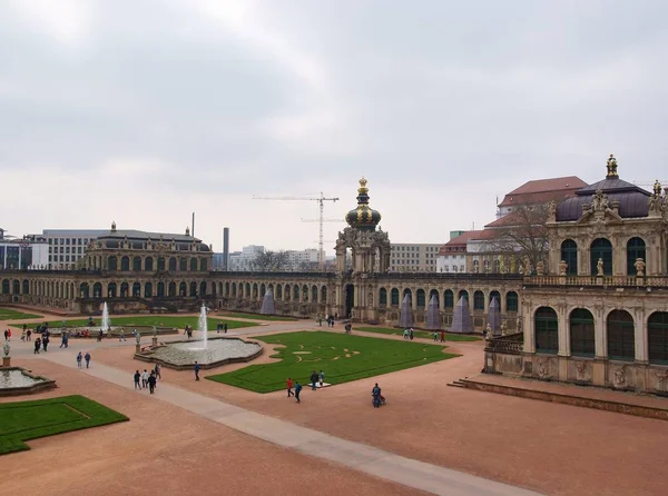Cityscape of Dresden Old City — Stock Photo, Image