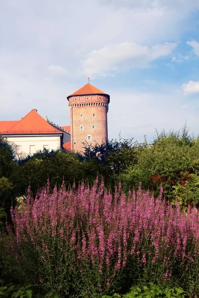 La torre Sandomierska del castillo de Wawel en Cracovia —  Fotos de Stock