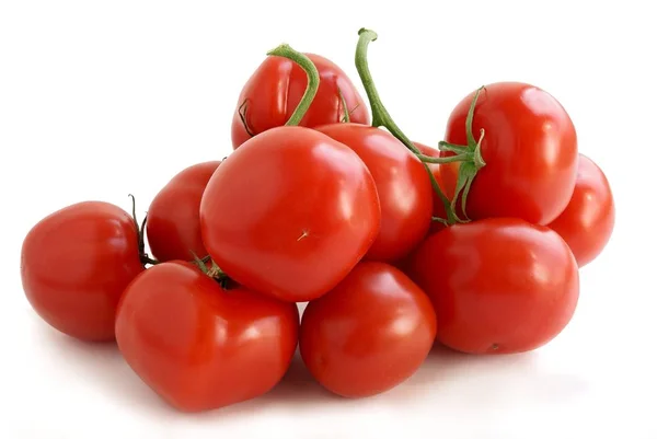 Rojo Sabrosos Tomates Cerca — Foto de Stock