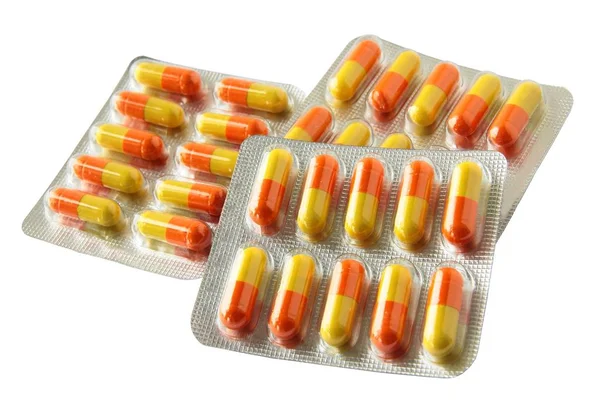 Cápsulas Como Medicamento Saudável — Fotografia de Stock