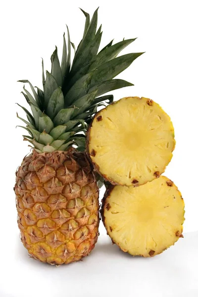 Tropische Vruchten Ananas Close — Stockfoto