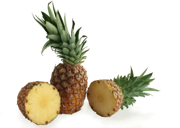 Tropické Ovoce Ananas Zblízka — Stock fotografie