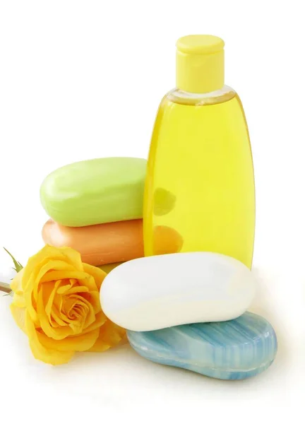 Shampoo Soaps Body Care — Stock Photo, Image