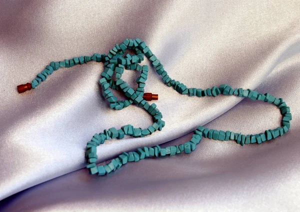Бирюзовое Ожерелье Леди — стоковое фото