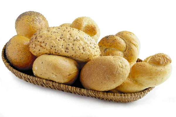 Fresh Warm Rolls Breakfast — Stock Photo, Image