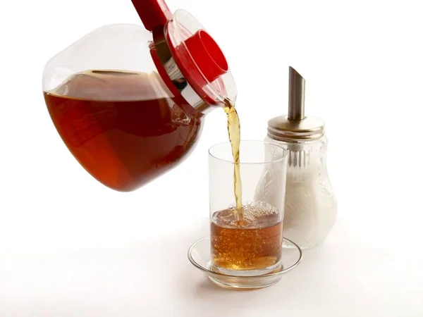 Szklanki Gorącej Herbaty — Zdjęcie stockowe