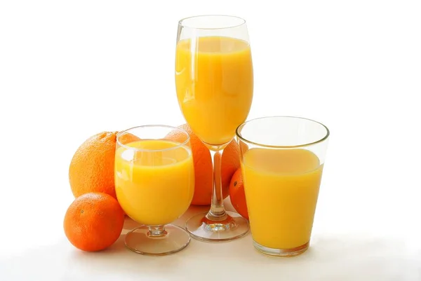 Сладкие Апельсины Сок — стоковое фото