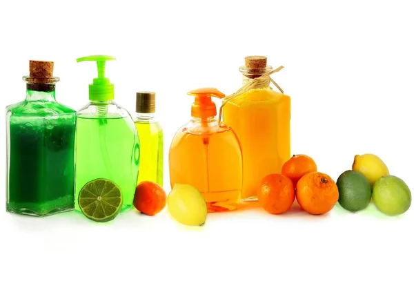 Various Multicolor Cosmetics Hygiene — Stock Photo, Image