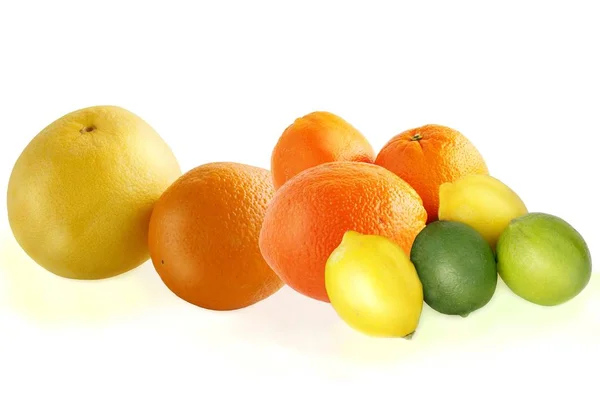 多色热带柑橘类水果 — 图库照片