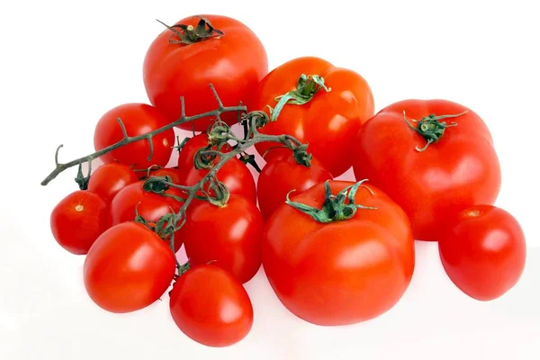 Tomates Rojos Sabrosos Jugosos —  Fotos de Stock