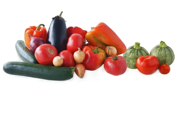 Multicolor Raw Vegetables Fruits — Stock Photo, Image