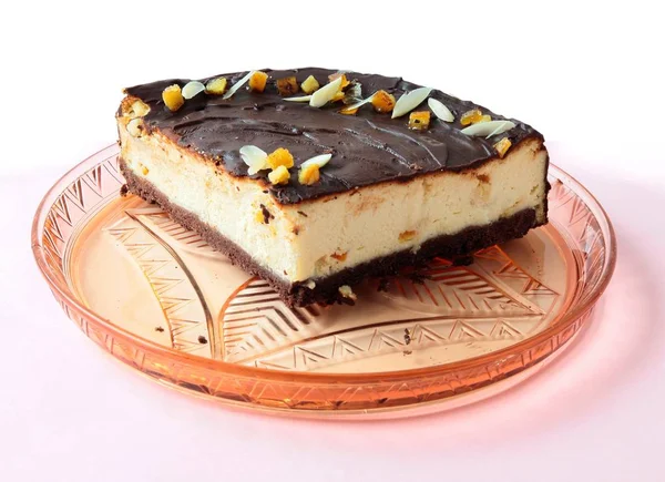 Tasty Cheese Cake Dessert — Stock Photo, Image