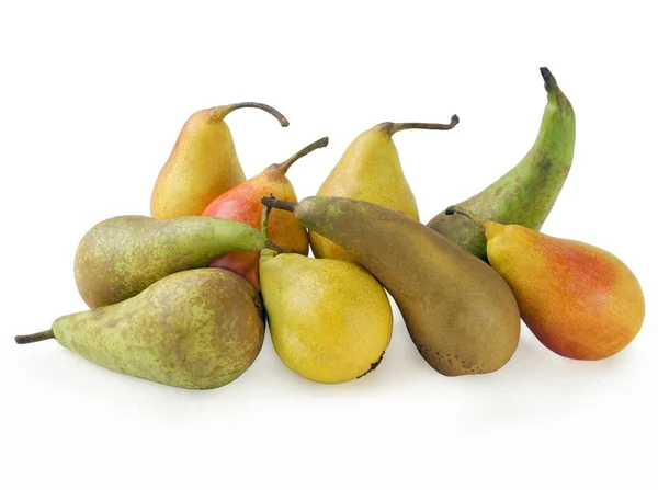 Zeer Smakelijke Veelkleurige Peren Als Heerlijke Vruchten — Stockfoto