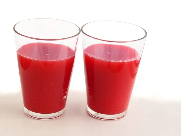 Succo Dolce Rosso Melograno Vicino — Foto Stock