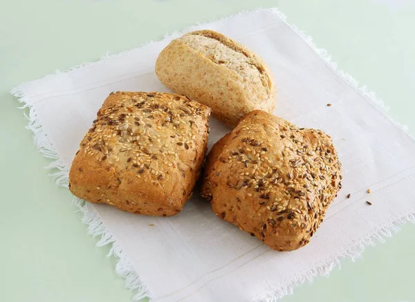 Tasty Various Rolls Seeds — Stock Photo, Image