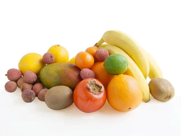 Varias Frutas Tropicales Multicolores —  Fotos de Stock
