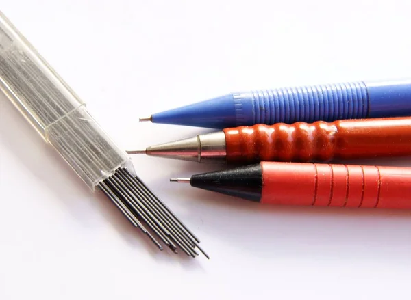 Various Pensils Tool Drawing Close — Stock Photo, Image