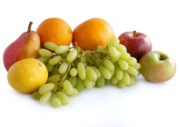 Bunte Frische Früchte Als Vollwertige Nahrung — Stockfoto