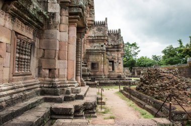Wat Khao Phanom basamak Castle geçmiş Landmark Buriram il