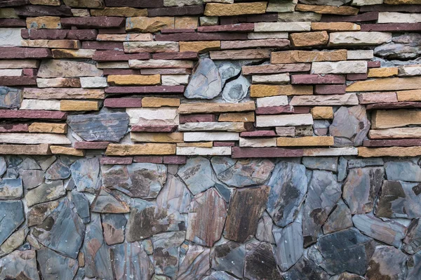 Muster der Steinmauer Hintergrund — Stockfoto