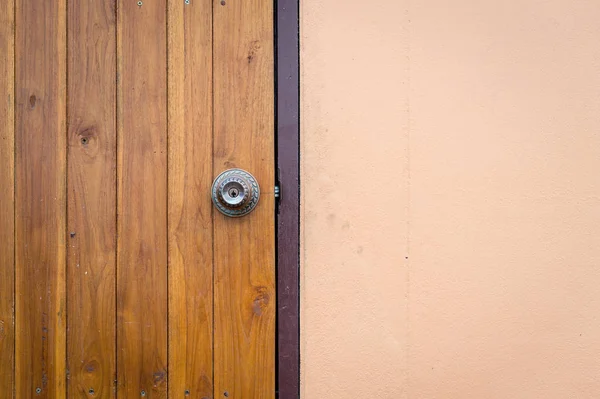Close up of Wood Door Background — стоковое фото