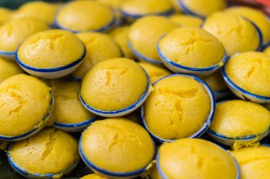 Toddy palm closeup pasta, Asya tatlı gıda.