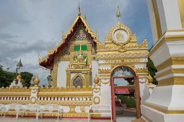 Phra Dat Phanom Pagode Tempel Laotian Stijl Van Chedi Nakhon — Stockfoto