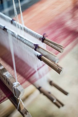 Kumaş için yapılmış makinenin kapanışı