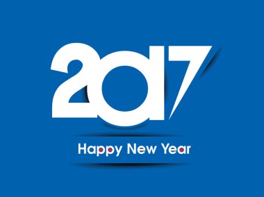 mutlu yeni yıl metin arka plan ile shaddow 