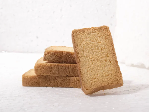 Krispiga suji, mjölk rusk eller toast bild — Stockfoto