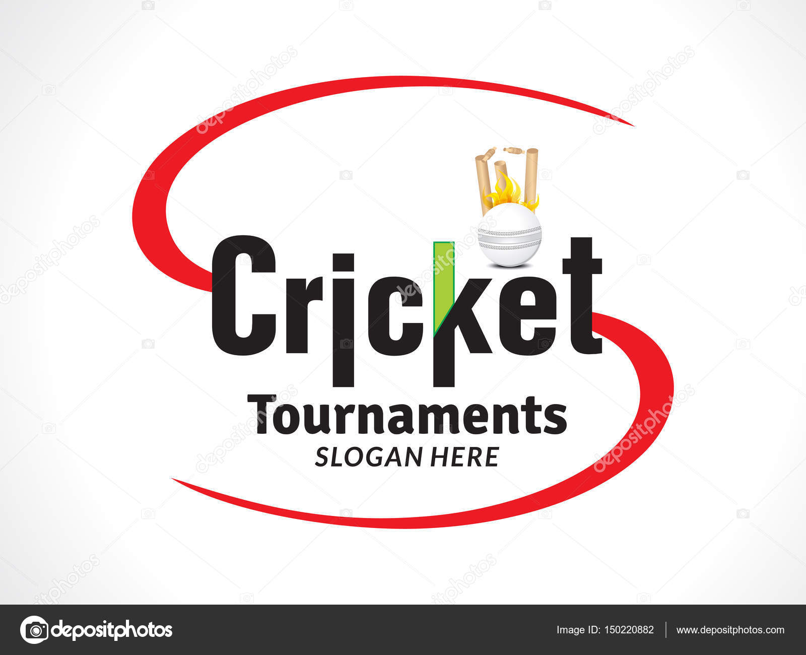 Cricket Tournament Stand Banner Design