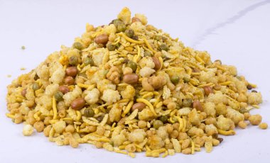 geleneksel Hint besan ve Mısır gevreği namkeen görüntü