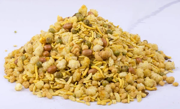 geleneksel Hint besan ve Mısır gevreği namkeen görüntü