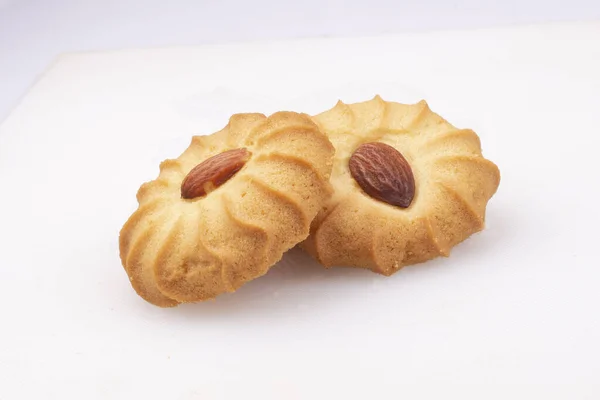 Panadería Galleta Horneada Con Imagen Almendra —  Fotos de Stock