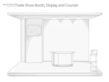 Ticaret Fuarı Haritayı Booth.
