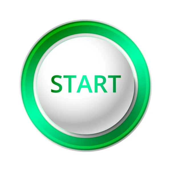 Vector Start Button. — Stock Vector