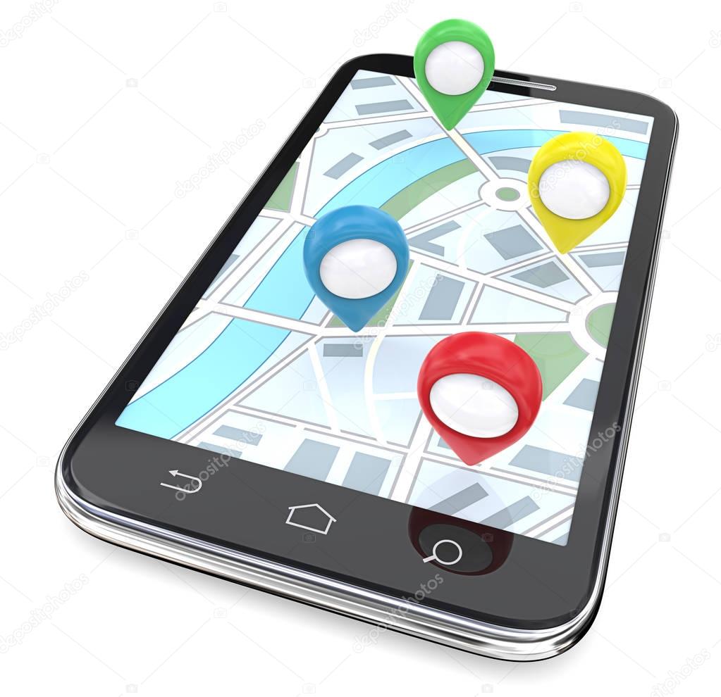 Mobile GPS Pointers.