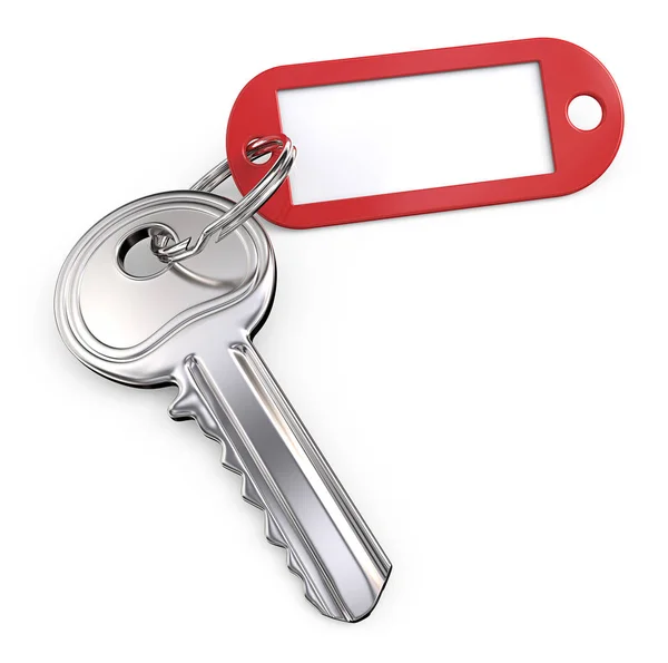 Key, Keyring and Tag. — Stock Photo, Image