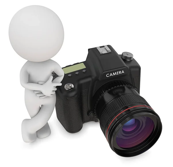 3d little Photographer. — Stock Photo, Image