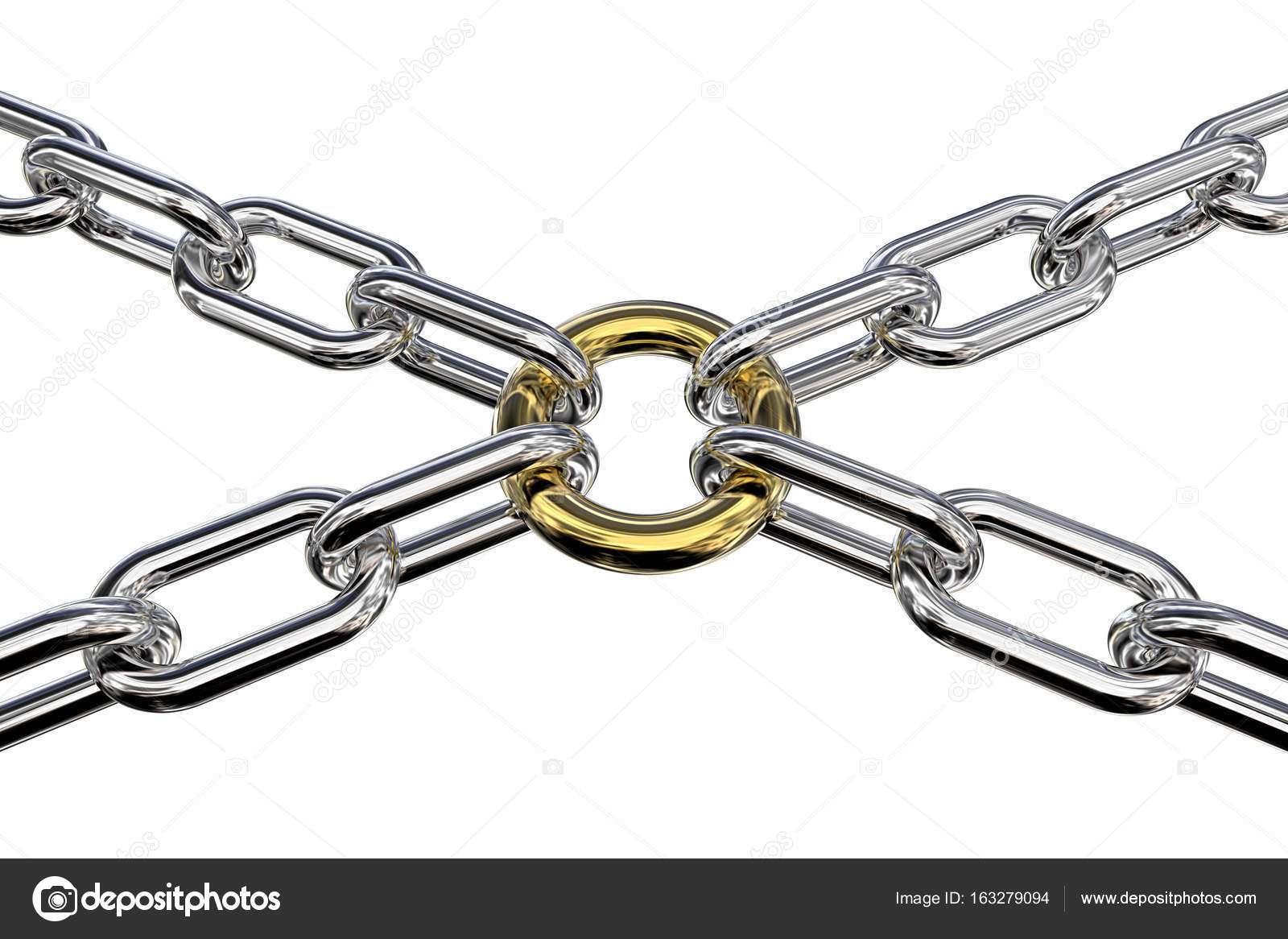 Unite chain links. Stock Photo by ©JohanH 163279094